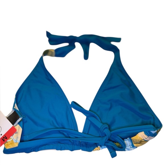 Hurley Reversible Teal Print Bikini M 8-10 - Picture 7 of 12